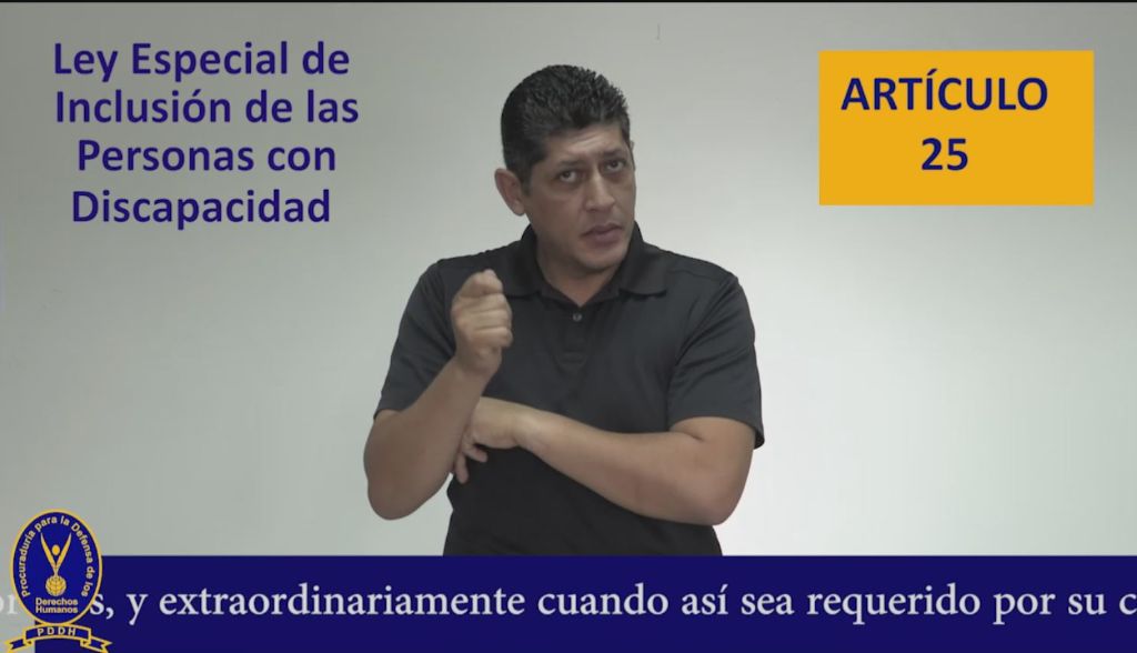 articulo 25 ley de inclusión de personas con discapacidad