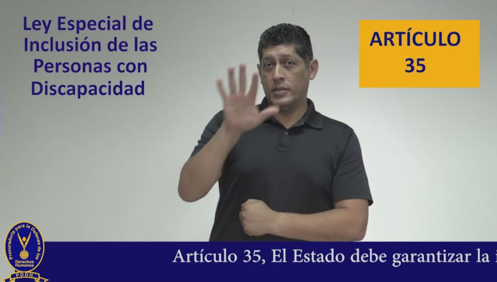 articulo 35 ley de inclusión de personas con discapacidad