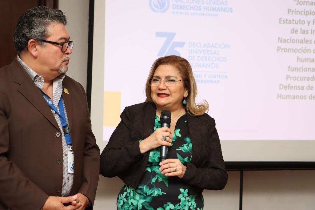 Procuradora Raquel Caballero de Guevara coordina Jornada de formación junto a la Oficina del Alto Comisionado de Naciones Unidas para los DDHH