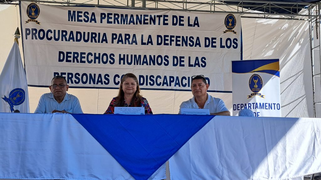 PDDH y la Mesa Permanente de Personas con Discapacidad realizan acto conmemorativo