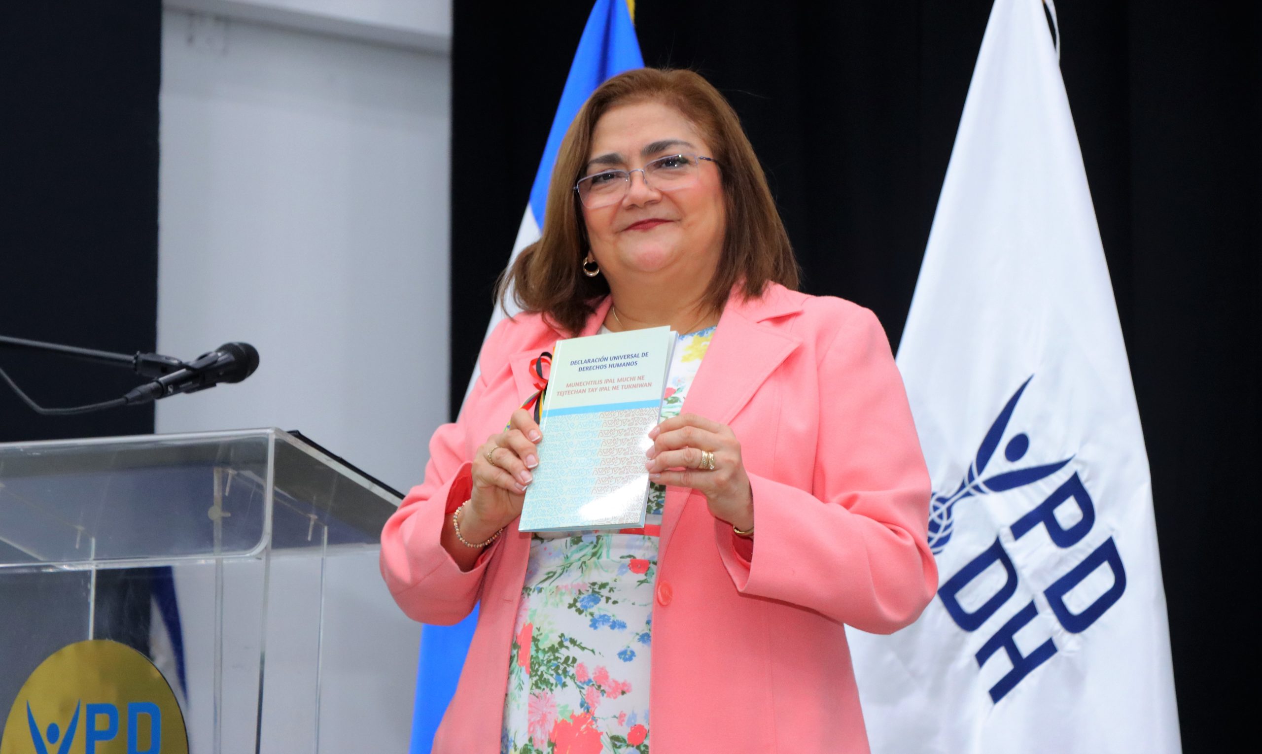 Procuradora Raquel Caballero de Guevara Presenta Traducción de la Declaración Universal de Derechos Humanos al Nahuat
